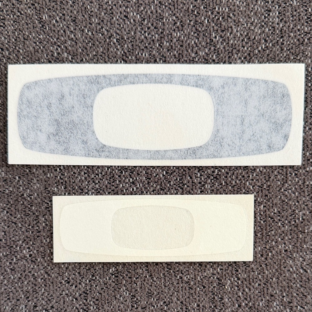 Oakley Square O Vintage Decals One Black & One White NEW